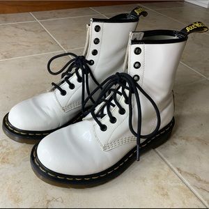 White Doc Martens Boots